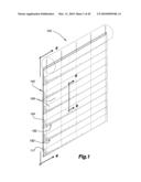 RETRACTABLE SHADE WITH COLLAPSIBLE VANES diagram and image