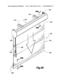 RETRACTABLE SHADE WITH COLLAPSIBLE VANES diagram and image