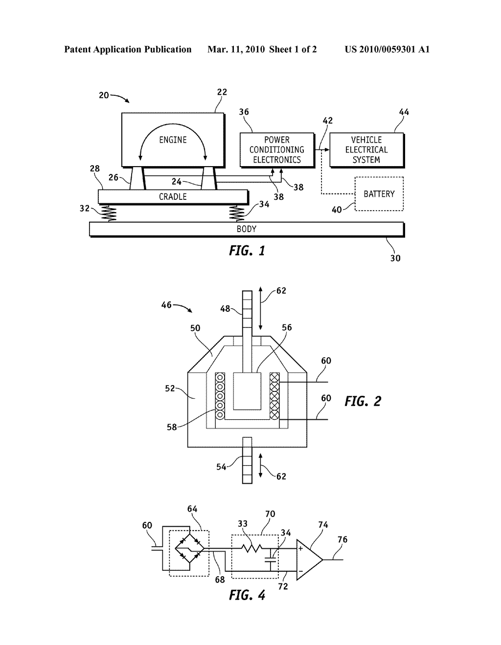 VIBRATION POWER GENERATION FOR A VEHICLE - diagram, schematic, and image 02