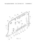 Motorcycle accessory rack diagram and image