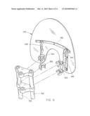 Motorcycle accessory rack diagram and image