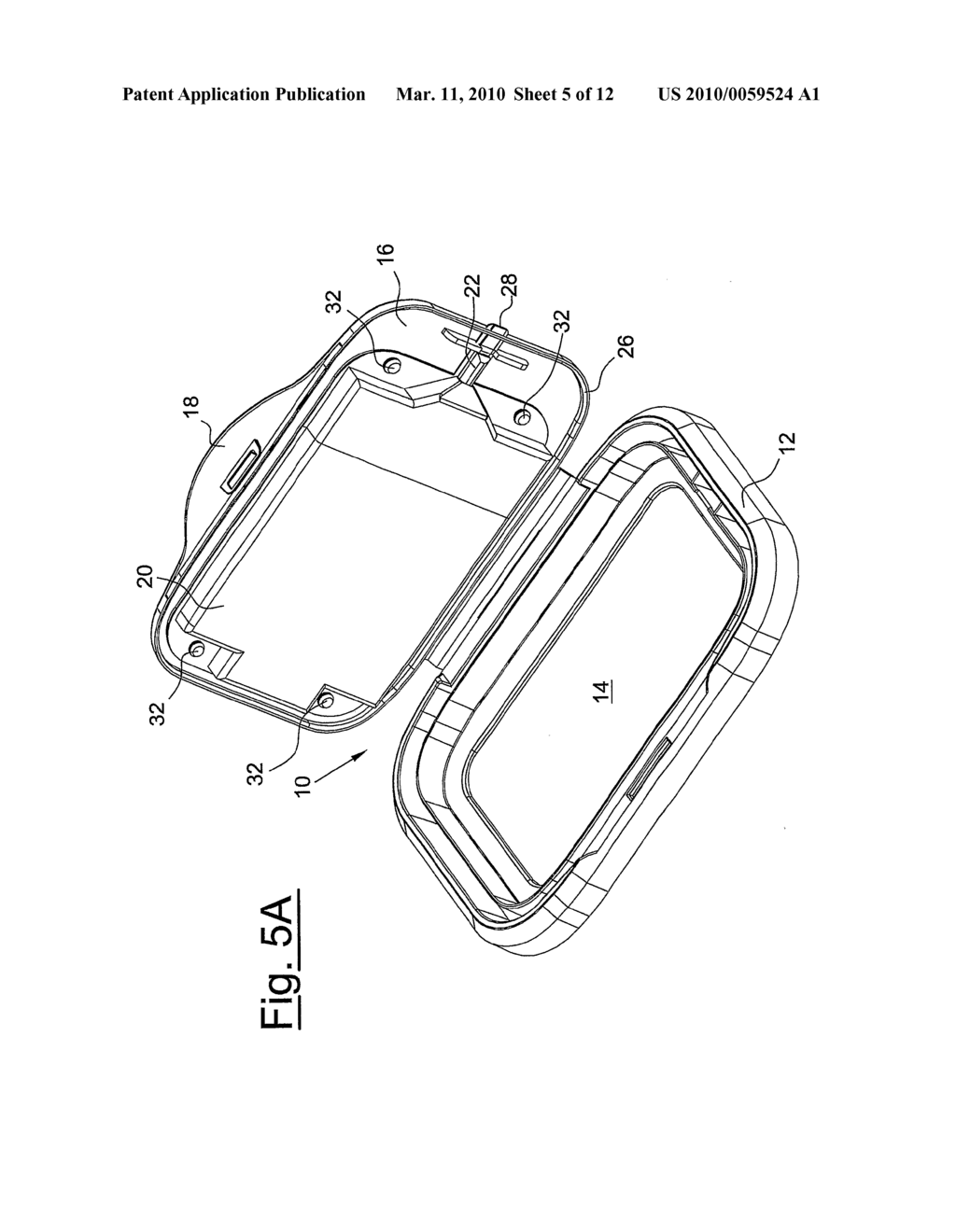 CLOSING DEVICE FOR A CONTAINER FOR DISPOSABLE TISSUES - diagram, schematic, and image 06