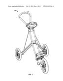 Methods and Apparatus for Manually Propelling a Golf Pull Cart diagram and image