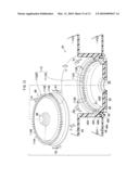 RECORDING TAPE CARTRIDGE AND ROTATION LOCKING STRUCTURE diagram and image