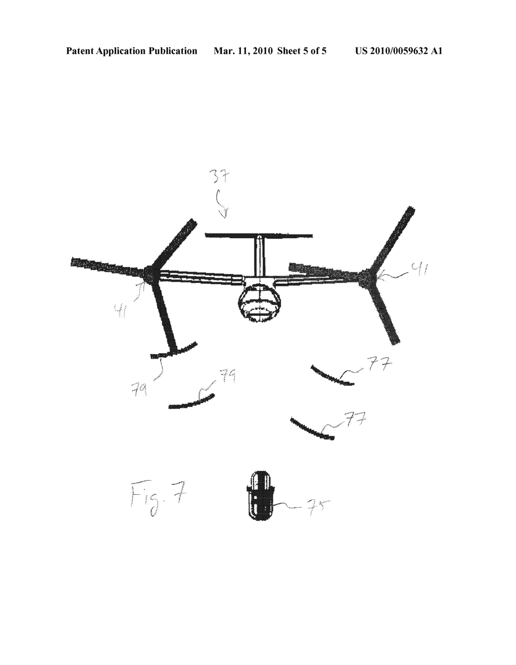 Method for Suppressing Vibration and Acoustic Signature in a Tiltrotor Aircraft - diagram, schematic, and image 06