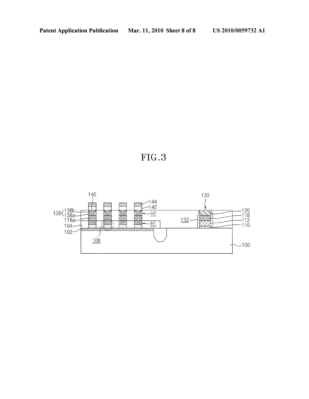 PHASE CHANGE MEMORY DEVICE HAVING HEAT SINKS FORMED UNDER HEATERS AND METHOD FOR MANUFACTURING THE SAME - diagram, schematic, and image 09