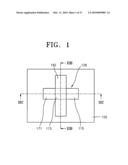 Semiconductor device having bar type active pattern diagram and image