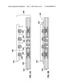 Integrated capacitors in package-level structures, processes of making same, and systems containing same diagram and image