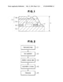 ELECTRONIC DEVICE AND METHOD FOR MANUFACTURING STRUCTURE FOR ELECTRONIC DEVICE diagram and image