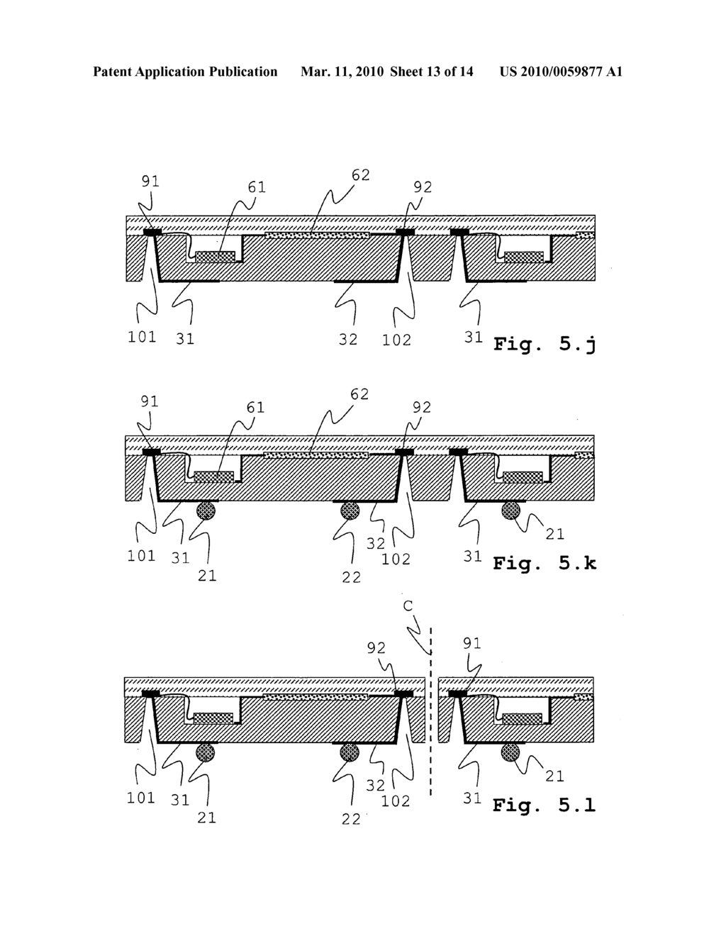 Method for packaging electronic devices and integrated circuits - diagram, schematic, and image 14