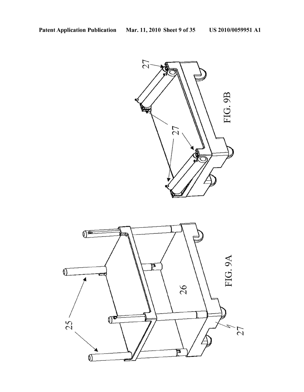 DOLLY WITH ELASTICALLY SUSPENDED LOAD-BEARING SURFACE - diagram, schematic, and image 10