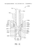 TUBE COMPRESSION FITTING AND FLARED FITTING USED WITH CONNECTION BODY AND METHOD OF MAKING SAME diagram and image