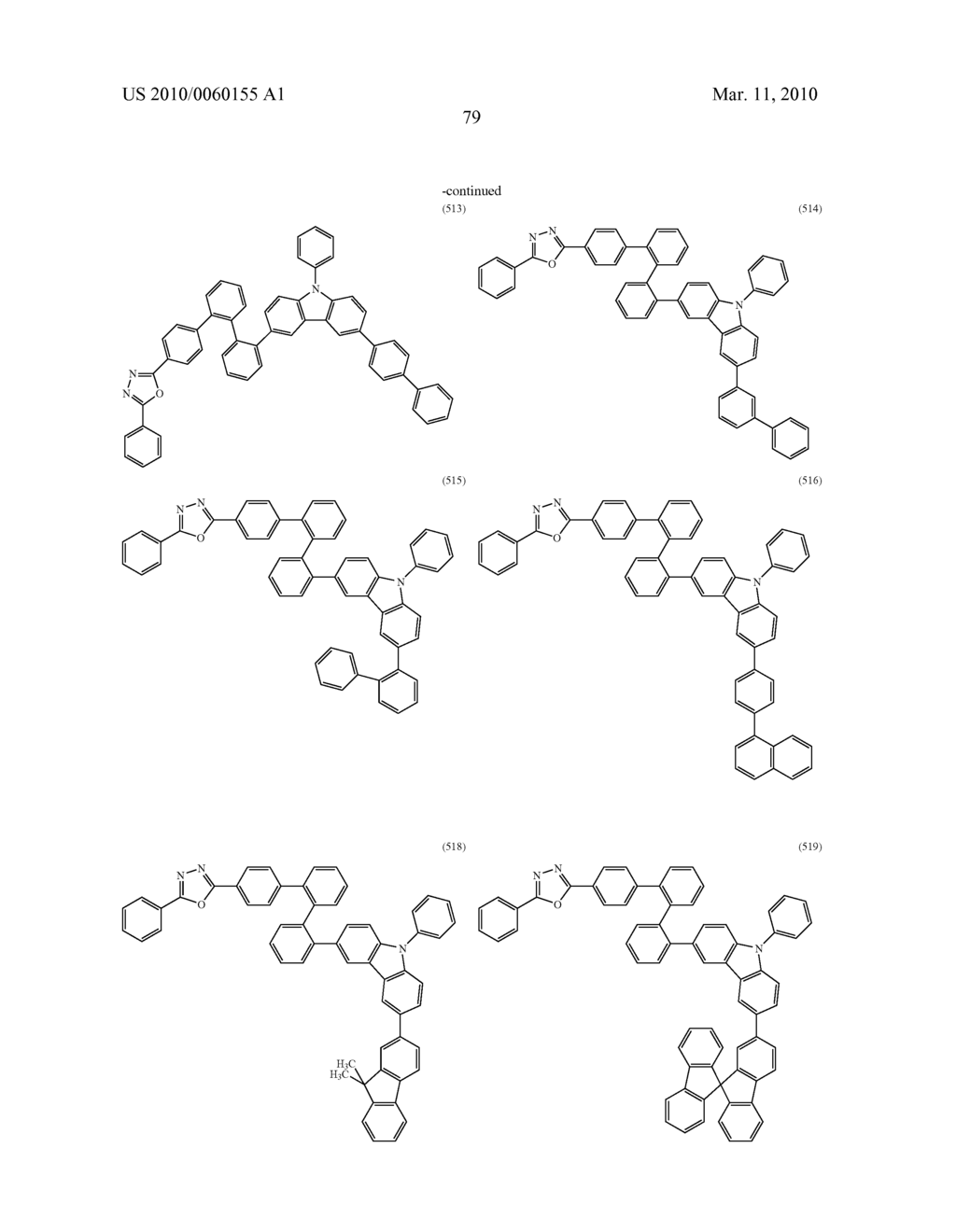 Organic Semiconductor Material and Light-Emitting Element, Light-Emitting Device, Lighting System, and Electronic Device Using the Same - diagram, schematic, and image 125