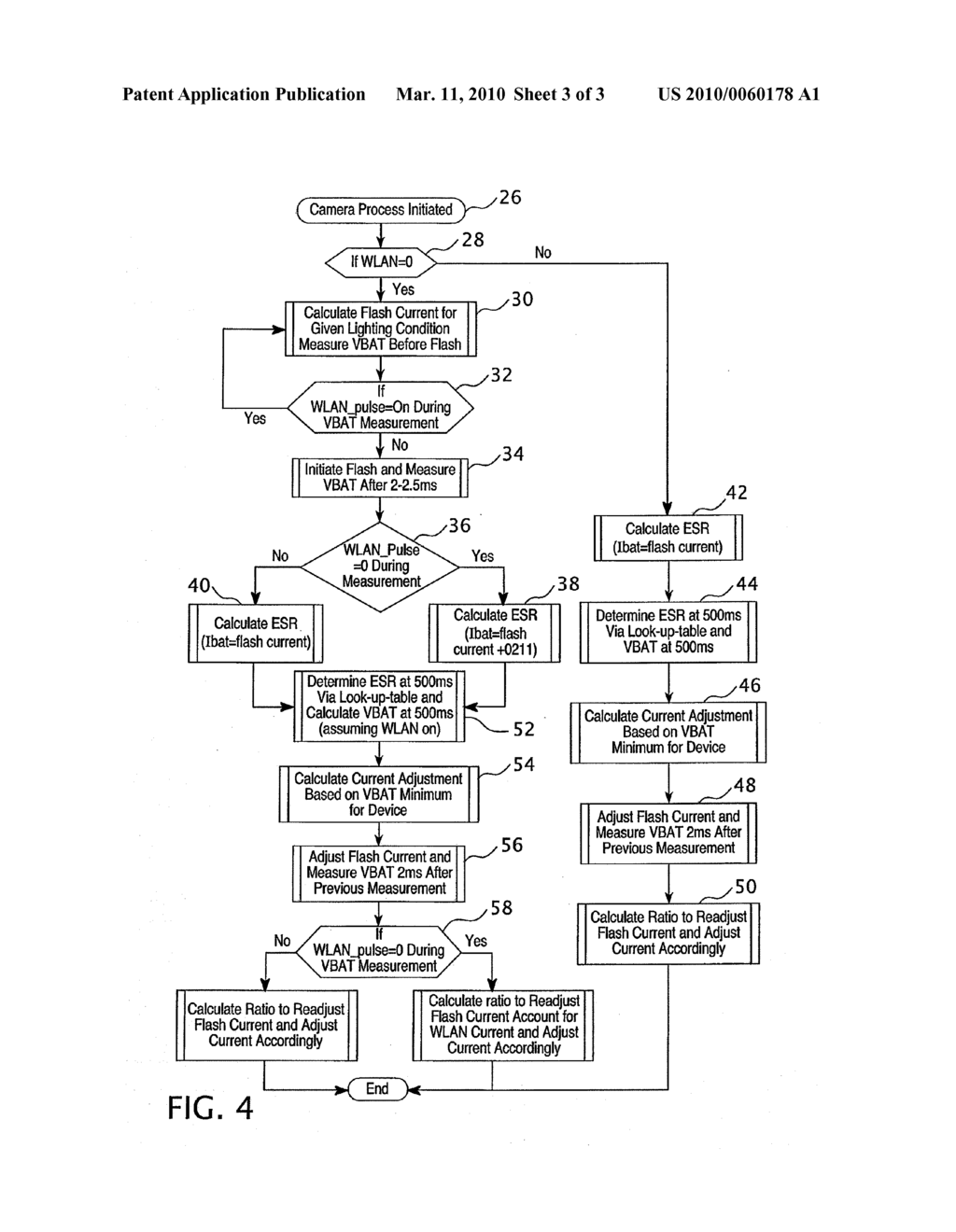 METHOD AND APPARATUS FOR MAXIMIZING THE SUSTAINABLE FLASH OF A HANDHELD PORTABLE ELECTRONIC DEVICE - diagram, schematic, and image 04