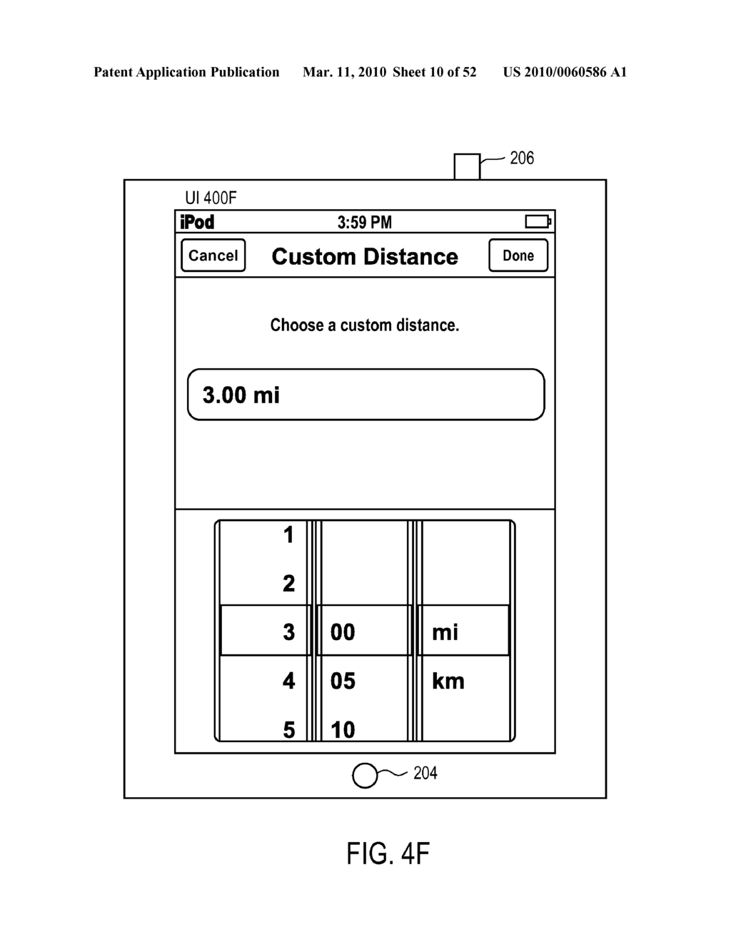 PORTABLE TOUCH SCREEN DEVICE, METHOD, AND GRAPHICAL USER INTERFACE FOR PROVIDING WORKOUT SUPPORT - diagram, schematic, and image 11