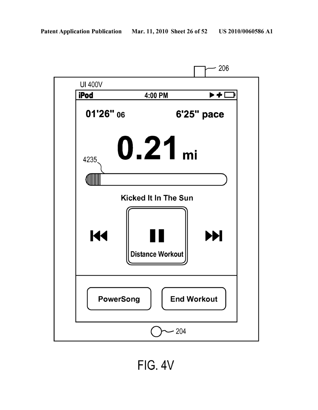 PORTABLE TOUCH SCREEN DEVICE, METHOD, AND GRAPHICAL USER INTERFACE FOR PROVIDING WORKOUT SUPPORT - diagram, schematic, and image 27