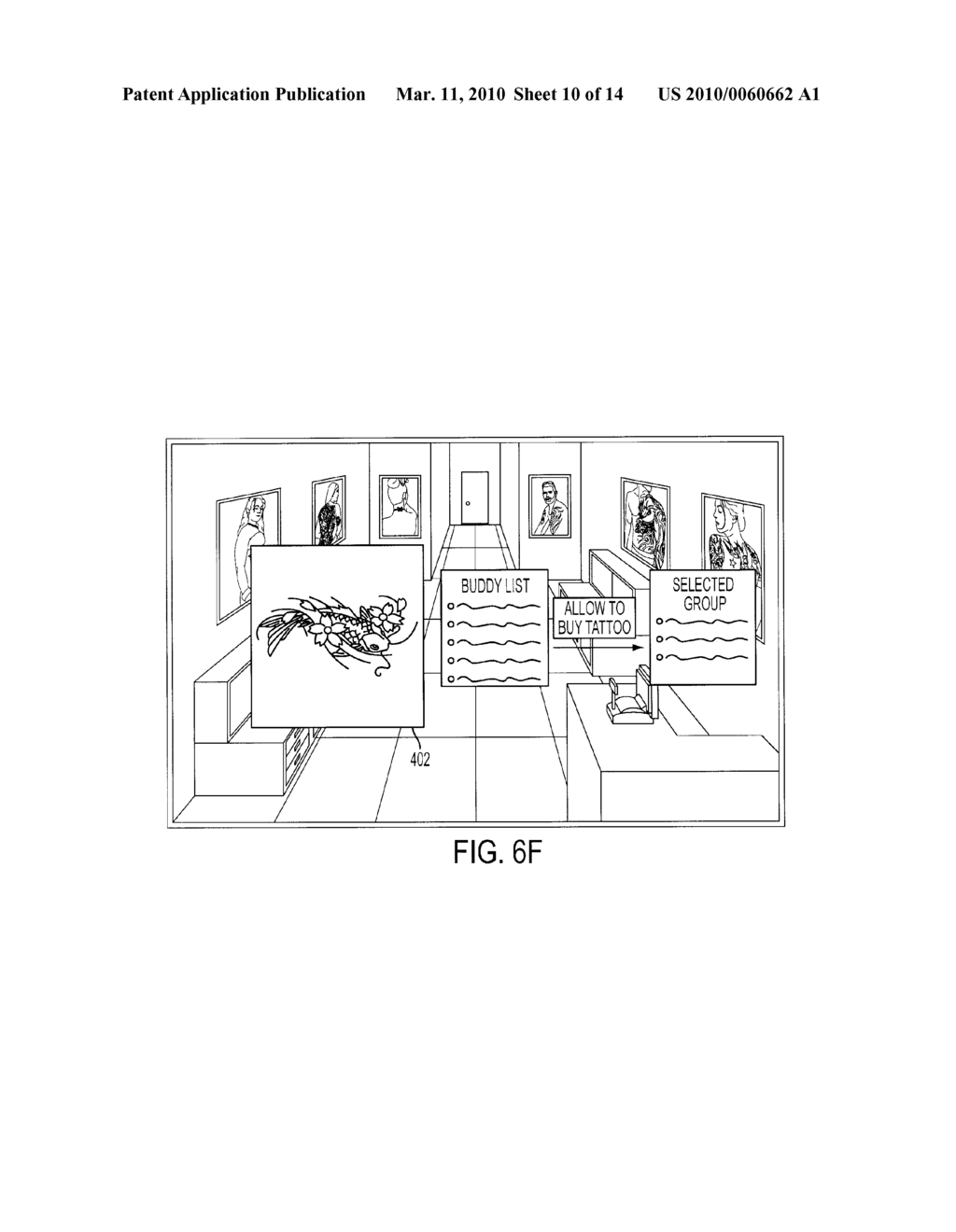 VISUAL IDENTIFIERS FOR VIRTUAL WORLD AVATARS - diagram, schematic, and image 11