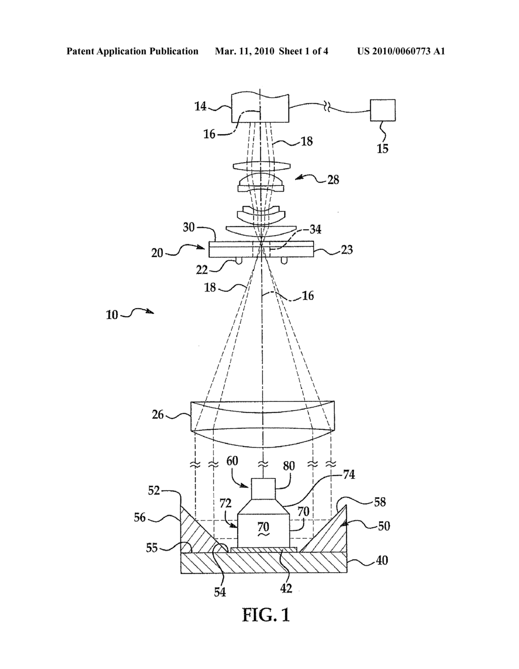 APPARATUS AND METHOD FOR OPTICALLY CONVERTING A THREE-DIMENSIONAL OBJECT INTO A TWO-DIMENSIONAL PLANAR IMAGE - diagram, schematic, and image 02