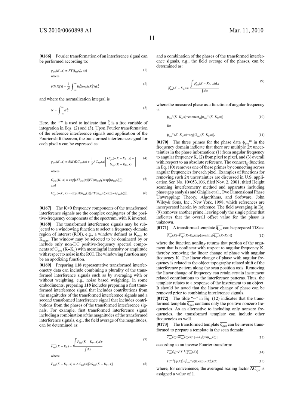 METHODS AND SYSTEMS FOR INTERFEROMETRIC ANALYSIS OF SURFACES AND RELATED APPLICATIONS - diagram, schematic, and image 36