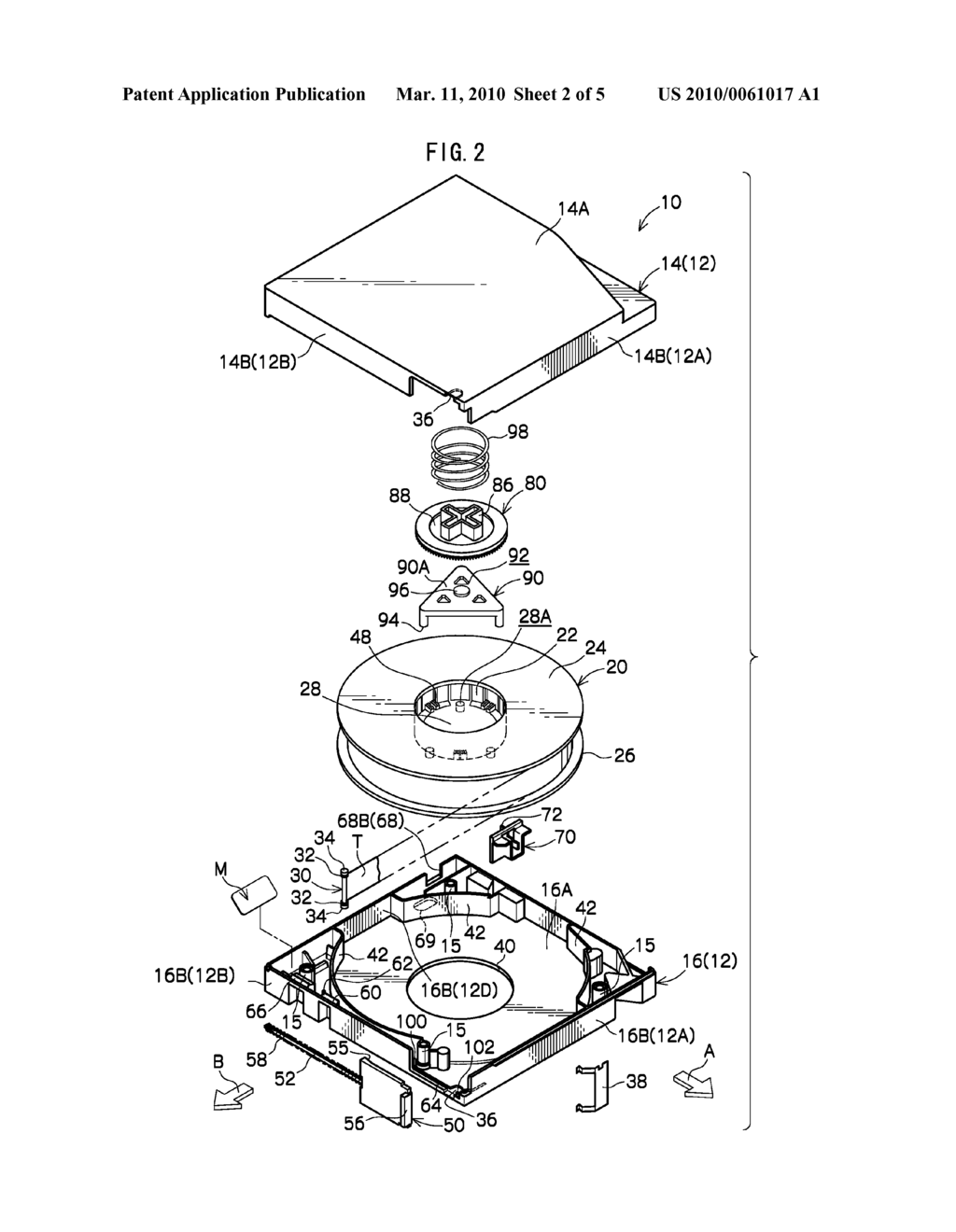 RECORDING TAPE CARTRIDGE - diagram, schematic, and image 03