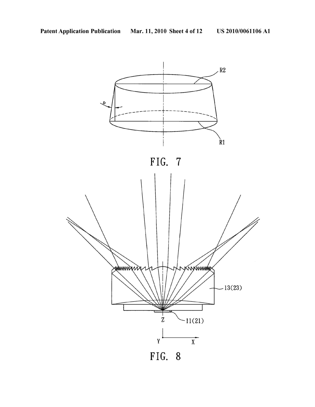 PLANO-FRESNEL LED LENS AND LED ASSEMBLY THEREOF - diagram, schematic, and image 05