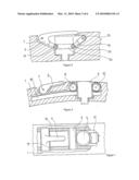 MECHANISM FOR THE POSITIONING OF WRISTWATCH CONTROL ELEMENTS diagram and image