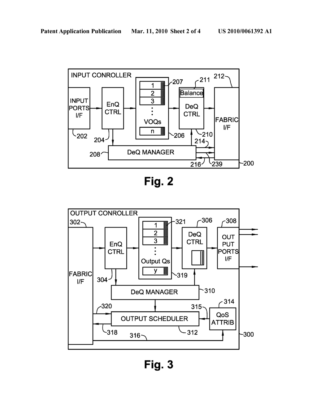 METHOD, DEVICE AND SYSTEM OF SCHEDULING DATA TRANSPORT OVER A FABRIC - diagram, schematic, and image 03