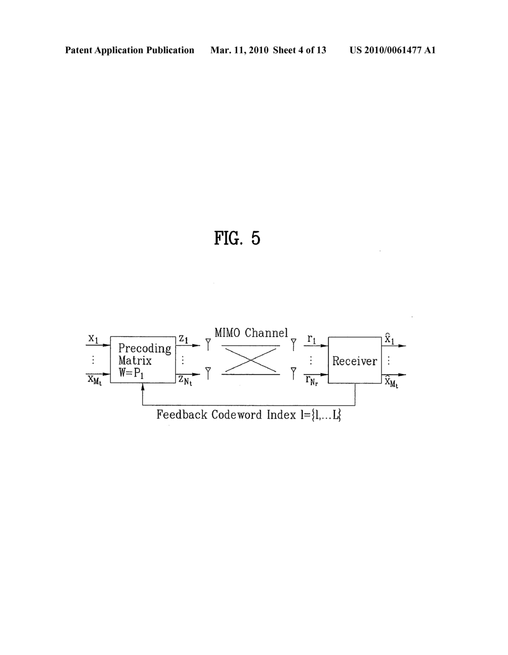 DATA TRANSFER METHOD USING PHASE-SHIFT BASED PRECODING AND TRANSMITTER IMPLEMENTING THE SAME - diagram, schematic, and image 05