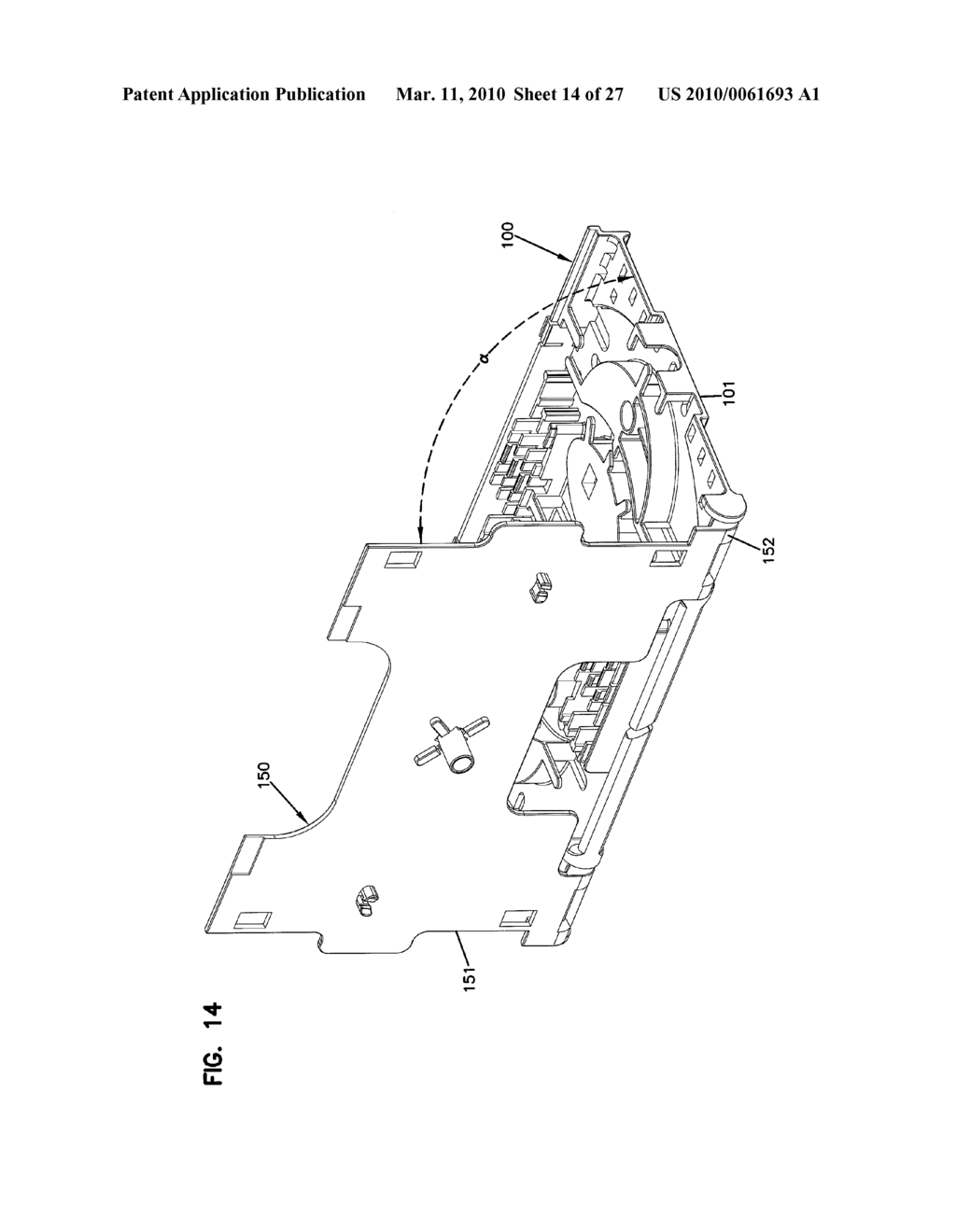 Fiber Optic Splice Tray - diagram, schematic, and image 15