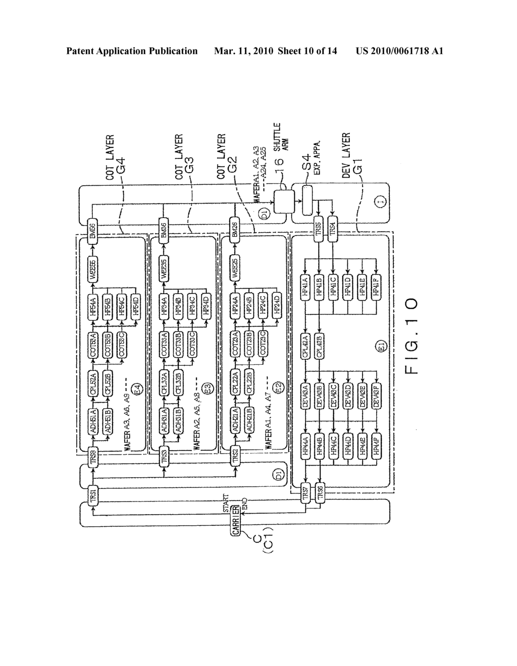 COATING AND DEVELOPING APPARATUS, COATING AND DEVELOPING METHOD, AND STORAGE MEDIUM - diagram, schematic, and image 11