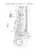 DOUBLE-SIDE RECORDING APPARATUS AND MEDIUM TRANSPORTING METHOD IN DOUBLE-SIDE RECORDING APPARATUS diagram and image