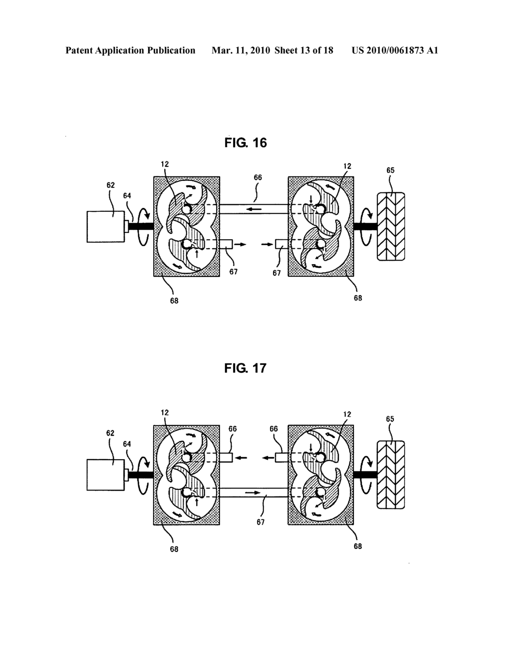 Bi-directional converter between pressure and rotational force - diagram, schematic, and image 14