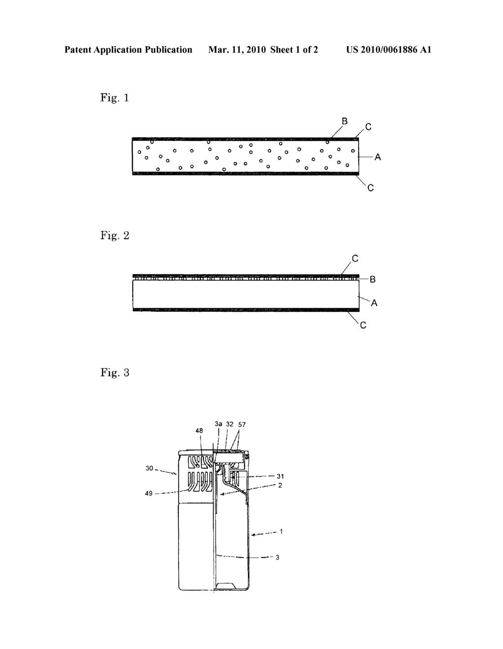 DEODORANT/FRAGRANT DEVICE, VOLATILIZING MATERIAL FOR USE IN THE SAME, PROCESS FOR PRODUCING THE VOLATILIZING MATERIAL, AND METHOD OF DEODORIZING/PERFUMING - diagram, schematic, and image 02