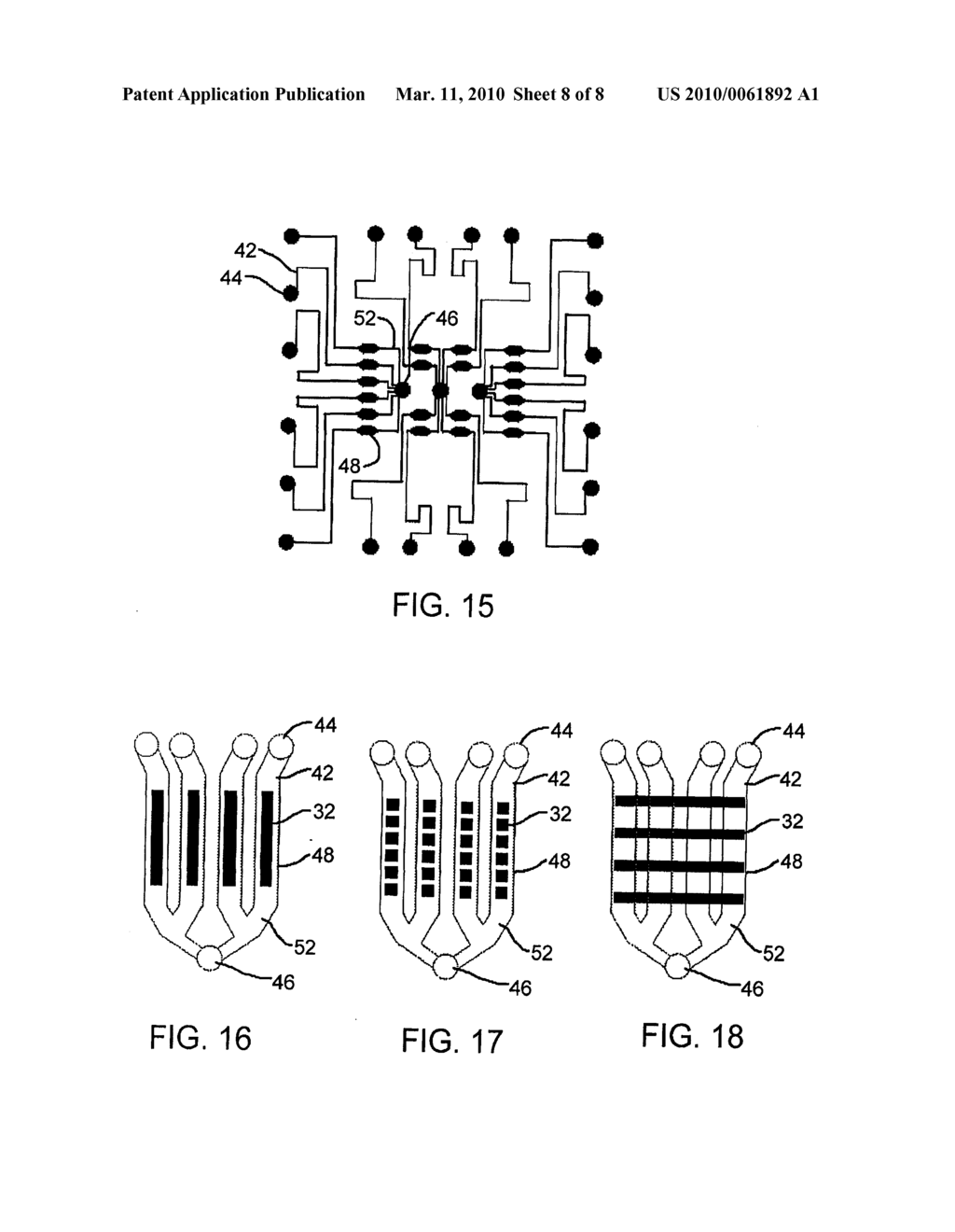 MICROFLUIDIC DEVICE HAVING AN ARRAY OF SPOTS - diagram, schematic, and image 09