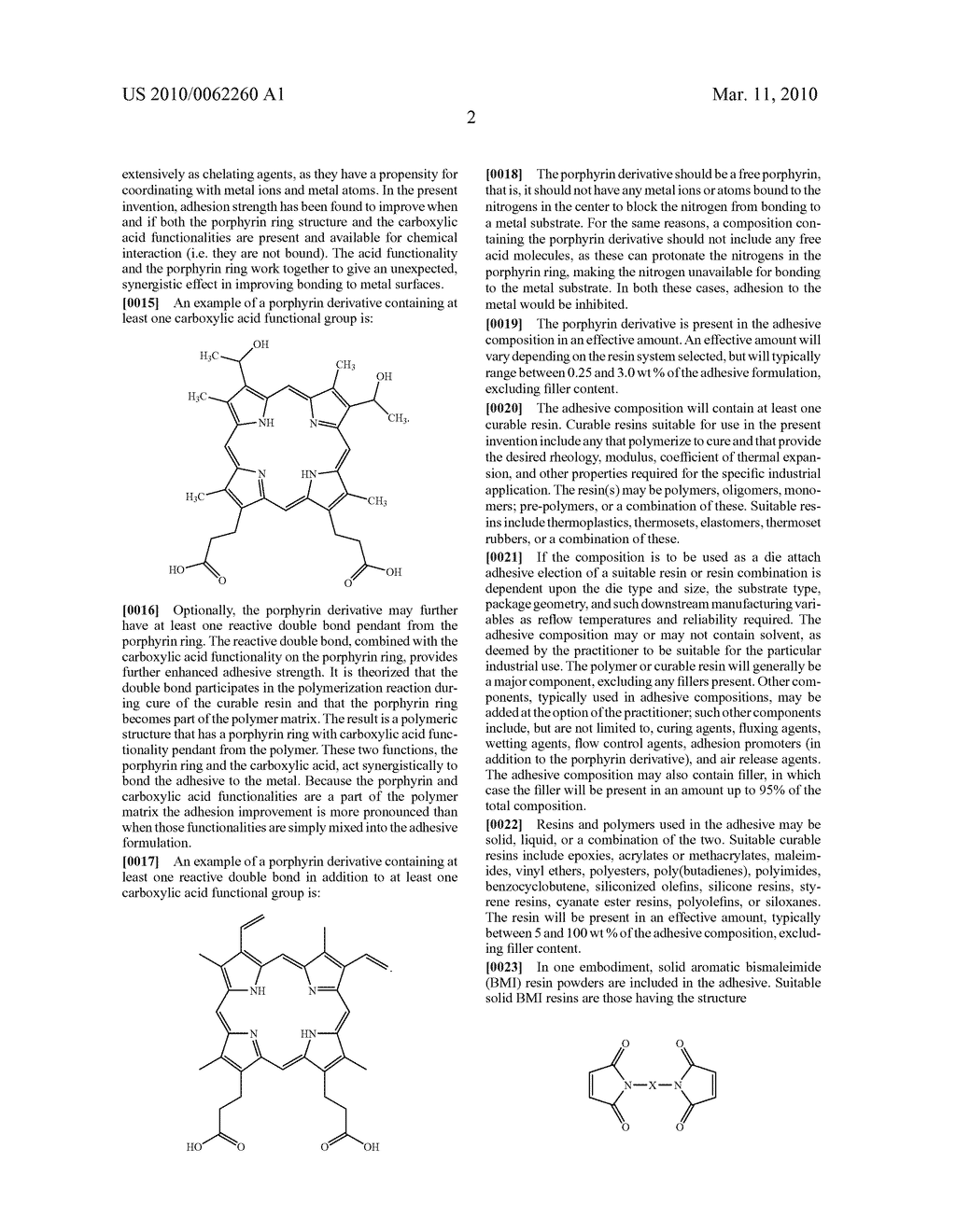 Composition Containing Porphyrin to Improve Adhesion - diagram, schematic, and image 03