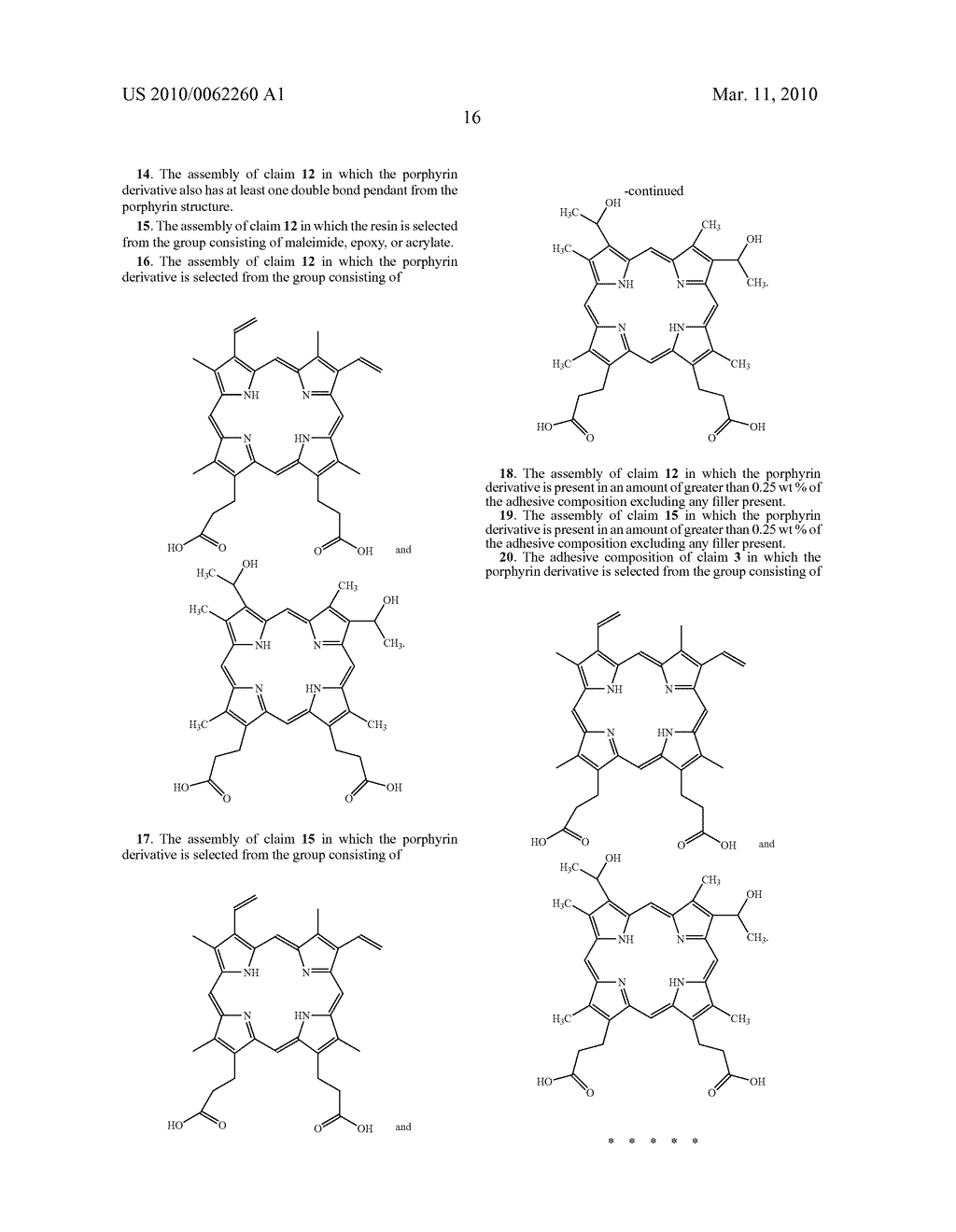 Composition Containing Porphyrin to Improve Adhesion - diagram, schematic, and image 17