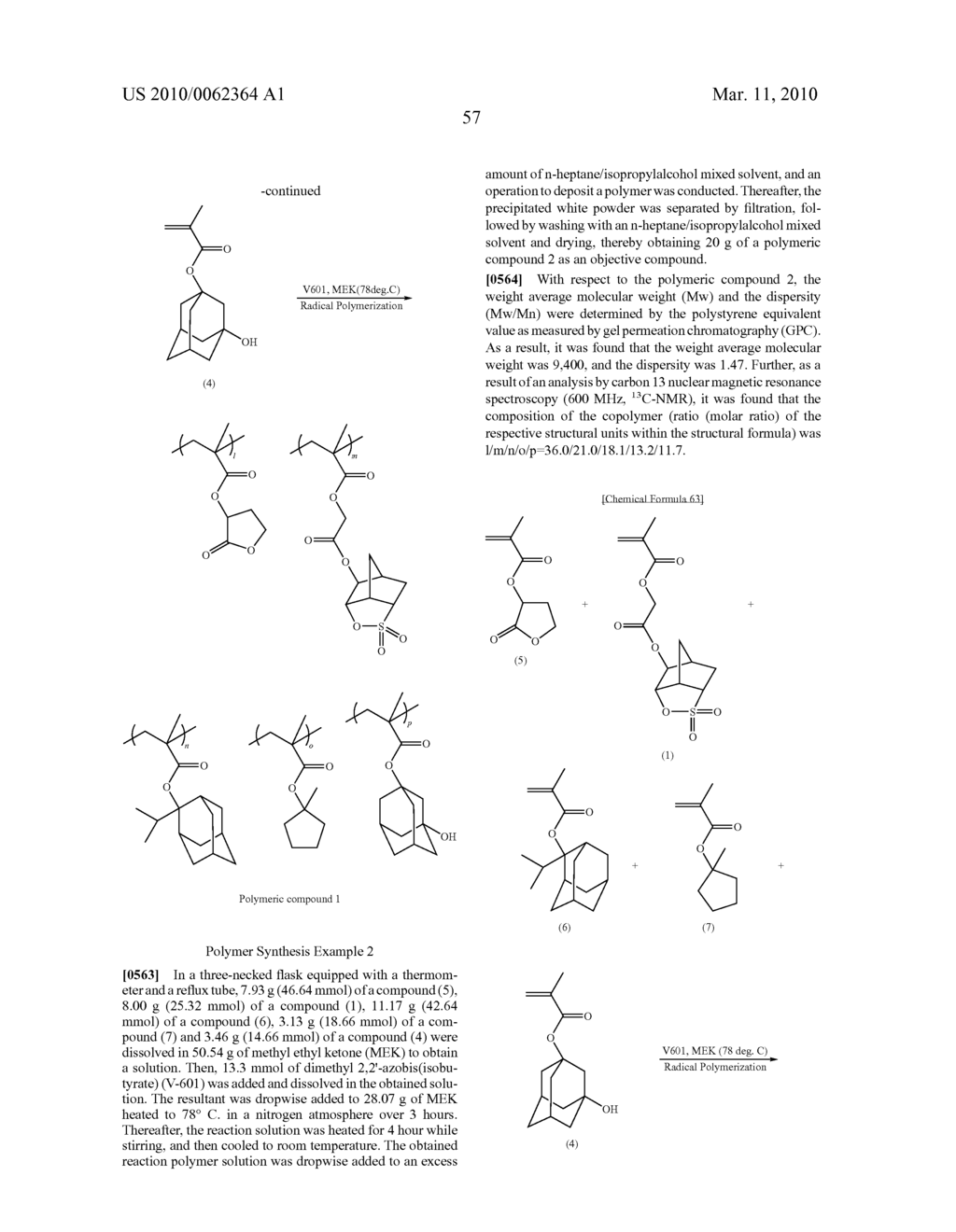 Positive resist composition, method of forming resist pattern, and polymeric compound - diagram, schematic, and image 58