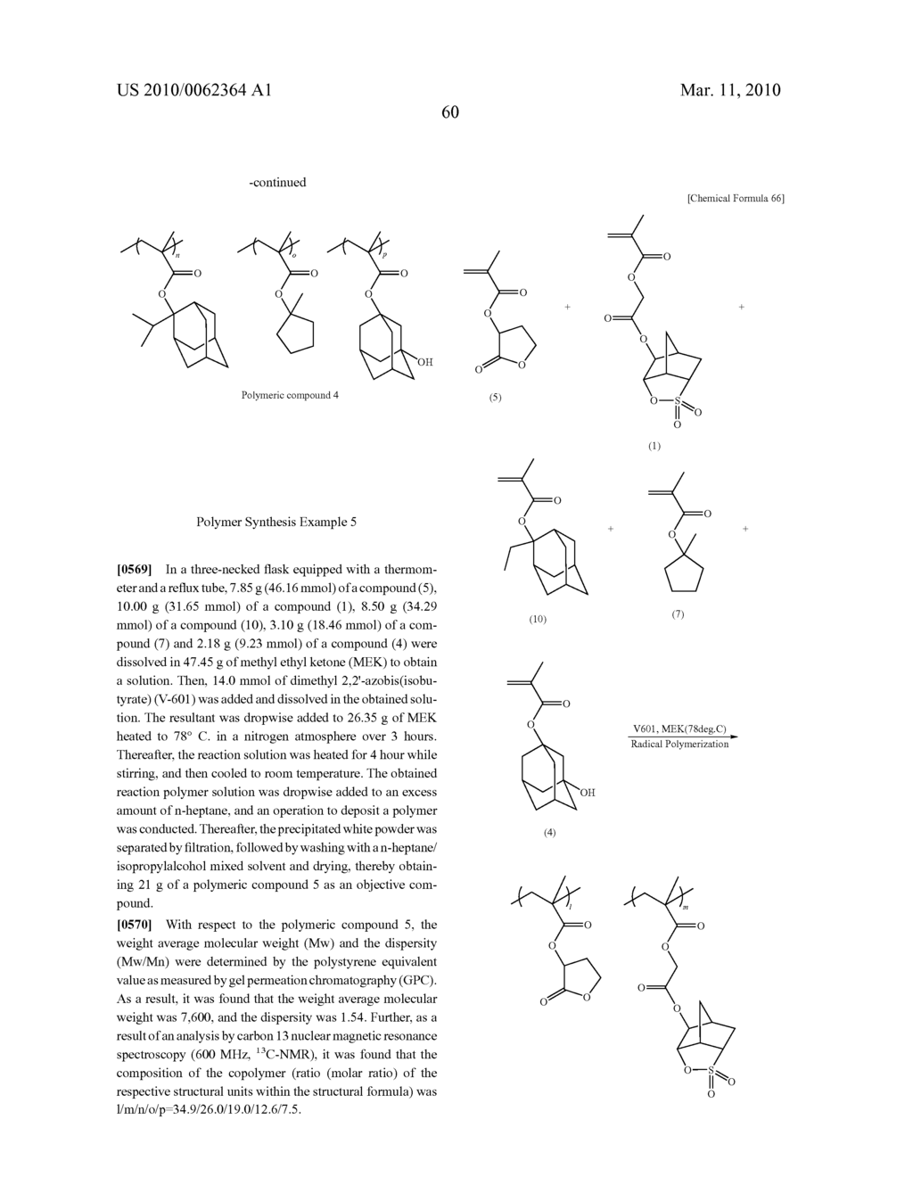 Positive resist composition, method of forming resist pattern, and polymeric compound - diagram, schematic, and image 61