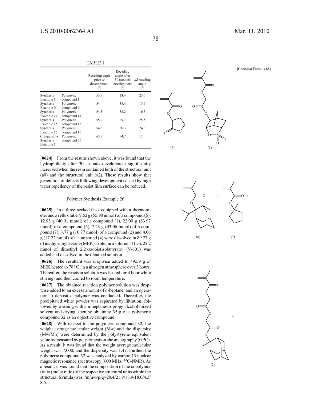 Positive resist composition, method of forming resist pattern, and polymeric compound - diagram, schematic, and image 79