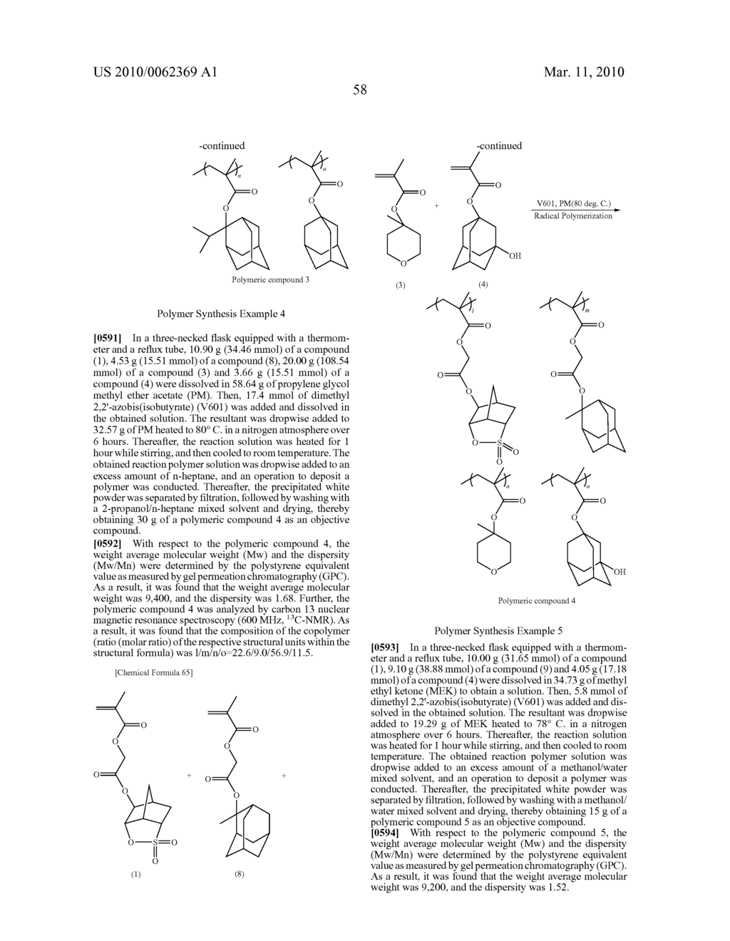 Positive resist composition, method of forming resist pattern, and polymeric compound - diagram, schematic, and image 59