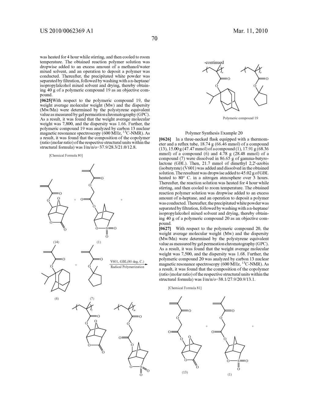 Positive resist composition, method of forming resist pattern, and polymeric compound - diagram, schematic, and image 71