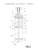 APPARATUS AND PROCESS FOR THE PRODUCTION OF A NON-WOVEN FABRIC diagram and image