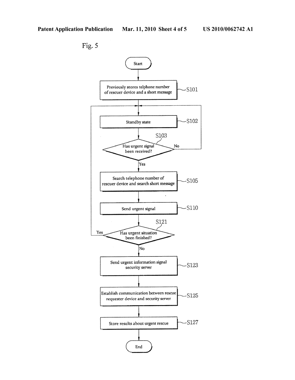 URGENT CALL MISAPPROPRIATION PREVENTION SYSTEM AND METHOD USING WIRELESS COMMUNICATIONS - diagram, schematic, and image 05