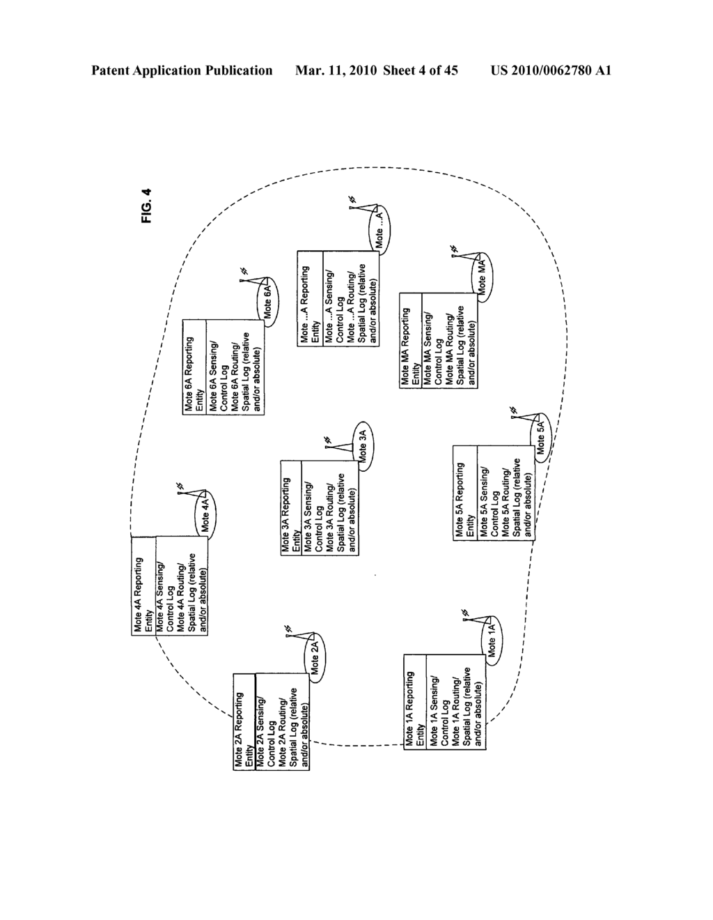 Frequency reuse techniques in mote-appropriate networks - diagram, schematic, and image 05