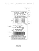 METHODS AND APPARATUS FOR CONDUCTING LOTTERY GAMES diagram and image