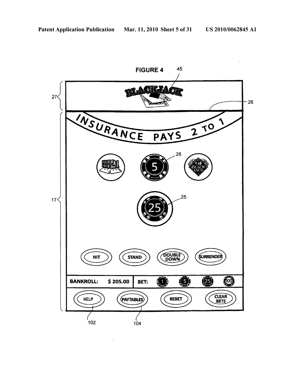 Automated table chip-change screen feature - diagram, schematic, and image 06