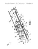 THEME PARK RIDE WITH RIDE-THROUGH SCREEN SYSTEM diagram and image