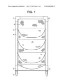 Device for training athletic or sports ball players diagram and image