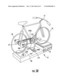 Bicycle Trainer with Variable Resistance to Pedaling diagram and image