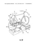 Bicycle Trainer with Variable Resistance to Pedaling diagram and image